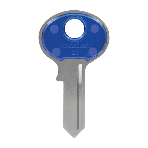 Key Blank ColorPlus Traditional Key Padlock Single Blue/Silver