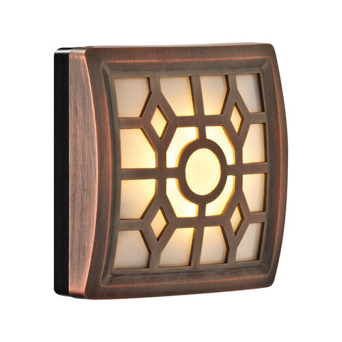 Fulcrum 30300-307 Security Wall Light Light It! Motion-Sensing Battery Powered LED Bronze Bronze