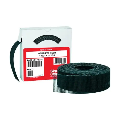 Sandpaper 180" L X 1-1/2" W 180 Grit Abrasive Mesh