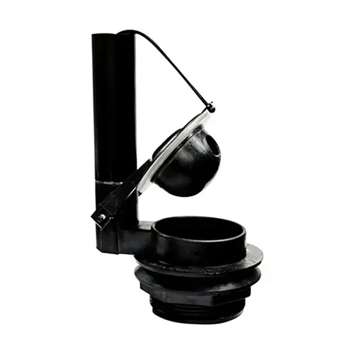 Flush Valve Black Plastic Black