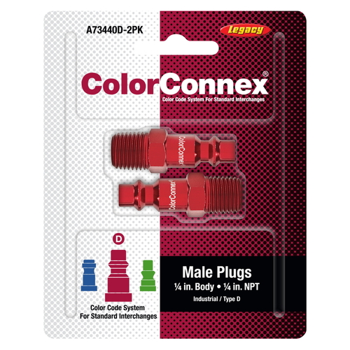 Air Plug ColorConnex Aluminum/Steel 1/4" Female 1