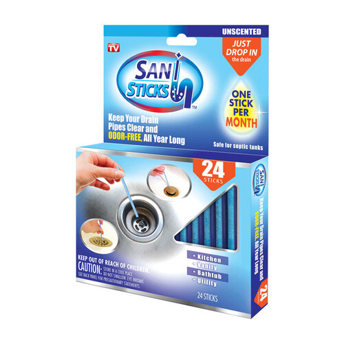Sani Sticks 40616 Deodorizing Multi-Purpose Cleaner No Scent Concentrated Stick 24 pk