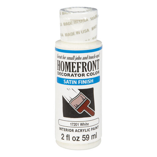 Homefront 17201N-XCP3 Paint Satin White 2 oz White - pack of 3