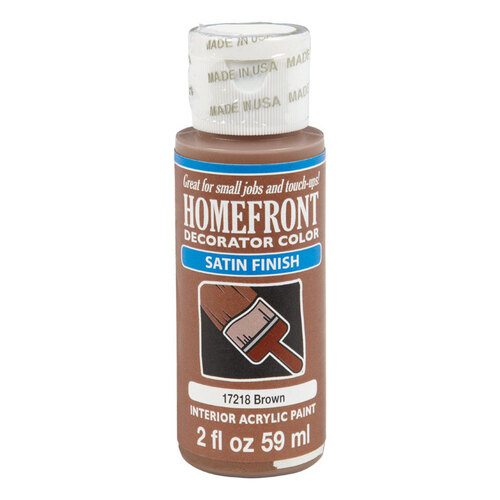 Hobby Paint Satin Brown 2 oz Brown