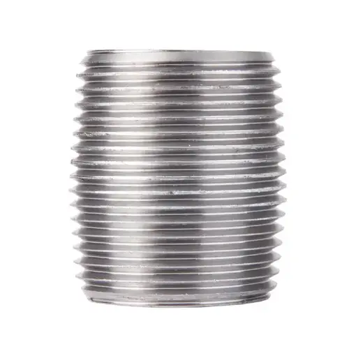 Close Nipple 2-1/2" MIP each T X 2-1/2" D MIP in. Galvanized Steel 2-1/2" L Galvanized