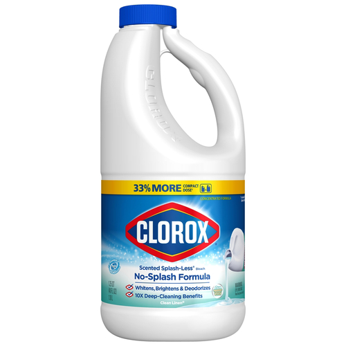 CLOROX 32335-XCP6 Bleach Splash-Less Clean Linen Scent 40 oz - pack of 6