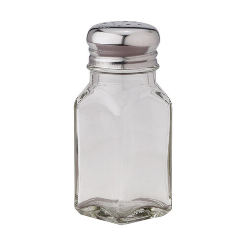 Salt and Pepper Shaker 1.3" W X 4" L Clear Glass Clear - pack of 6