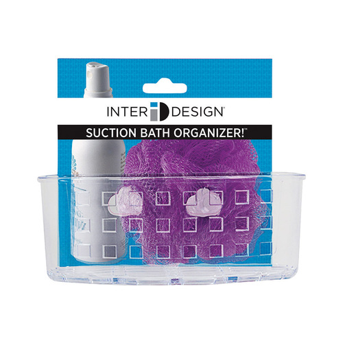 iDesign 23600 Shower Caddy Gloss Clear Plastic Gloss
