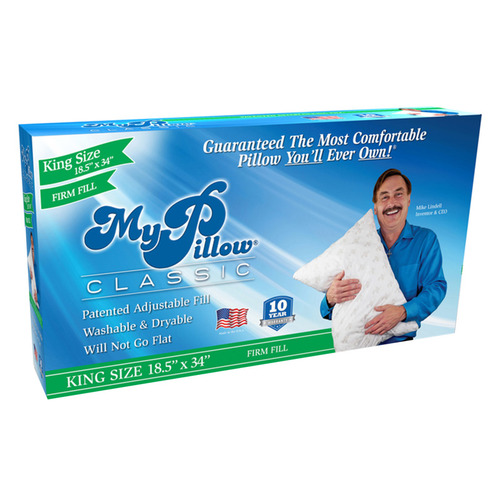 Pillow My As Seen On TV Firm Classic King Foam White