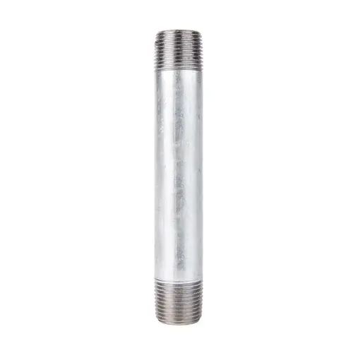 Nipple 1/8" MIP each T X 1/8" D MIP Galvanized Steel Galvanized - pack of 5