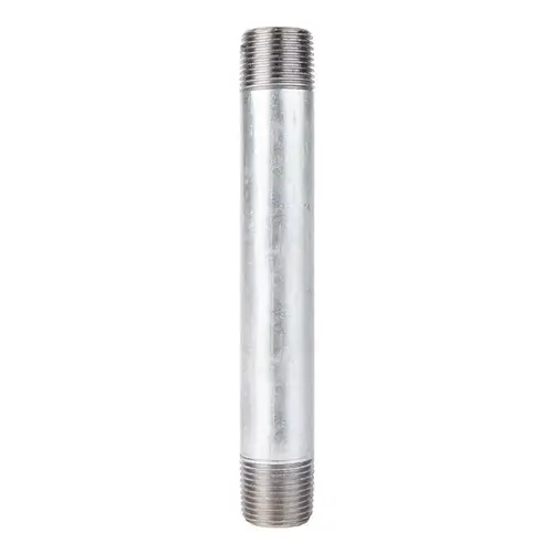 Nipple 1/8" MIP each T X 1/8" D MIP Galvanized Steel Galvanized - pack of 5