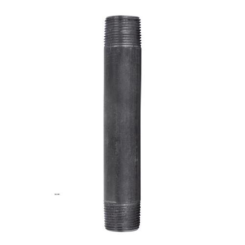 Nipple 3/4" MIP each T X 3/4" D MIP Black Steel 6" L Black - pack of 5