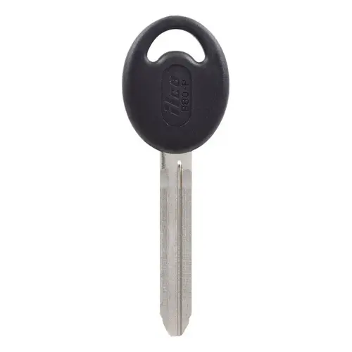 Key Blank Automotive B80PH Double For GM Black/Silver - pack of 5