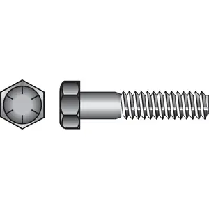 Hillman 9/16 in. D X 4 in. L Heat Treated Steel Hex Head Cap Screw 25 pk Hillman 9/16 in. D X 4 in. L Heat Treated Steel Hex Head Cap Screw 25 pk