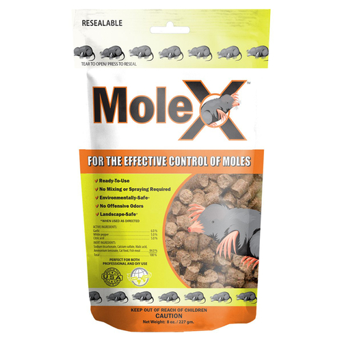 MoleX 620204-6D Bait Non-Toxic Pellets For Moles 8 oz