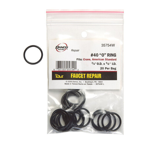 O-Ring 3/4" D X 5/8" D Rubber
