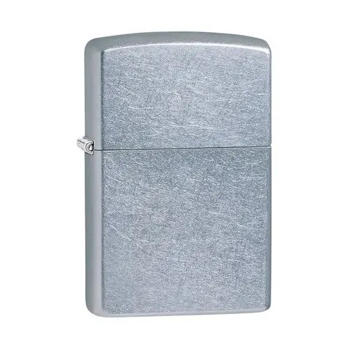 Cigarette Lighter Silver Street Chrome Silver - pack of 6