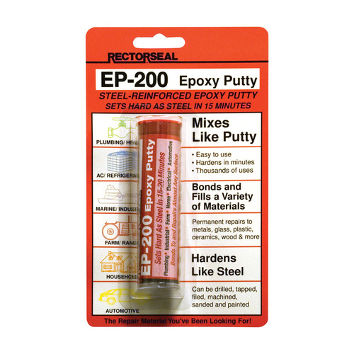RectorSeal 97602 Epoxy Putty EP 200 Gray 2 oz Gray
