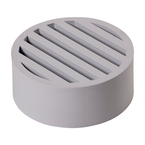 Drain Grate 4" White Round Plastic White