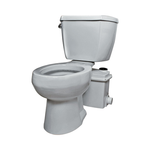 Star Water Systems S1201 Complete Toilet Powerflush Optima ADA Compliant 1.28 gal White Round White