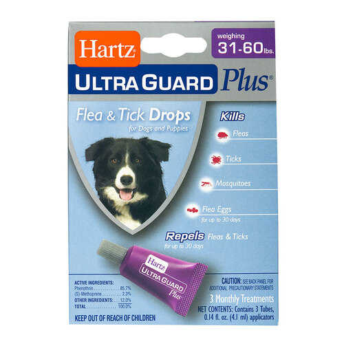 Hartz 032700108724 Flea and Tick Drops Ultra Guard Plus Flea Drops