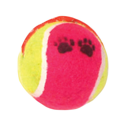 Pet Tennis Balls Digger's Multicolored Tennis Balls Rubber Large Multicolored