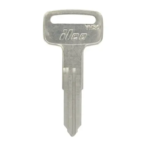 Key Blank Motorcycle YM61/YH50 Double For Yamaha Black/Silver