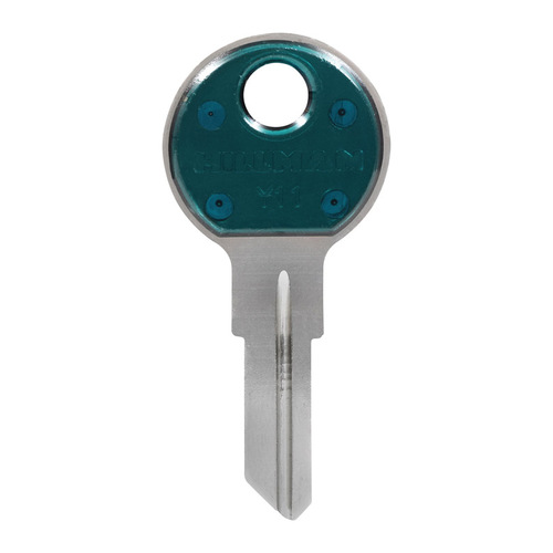 Key Blank ColorPlus Traditional Key House/Office Single Green/Silver