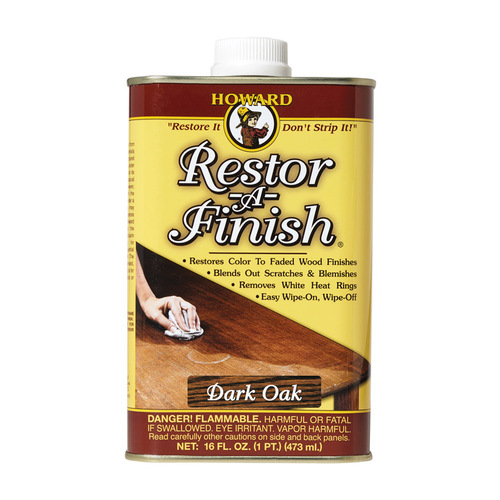 Wood Restorer Restor-A-Finish Semi-Transparent Dark Oak Oil-Based 1 pt Dark Oak