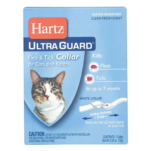 Hartz 0-32700-80483-1 Flea Treatment Ultra Guard Flea and Tick Collar For Cats and Kittens Fresh
