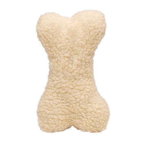 Digger's A08807 Fleece Bone Dog Toy Digger's White Bone Plush Large White