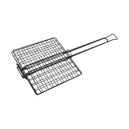 Grill Basket Aluminum 19" L X 8" W Silver