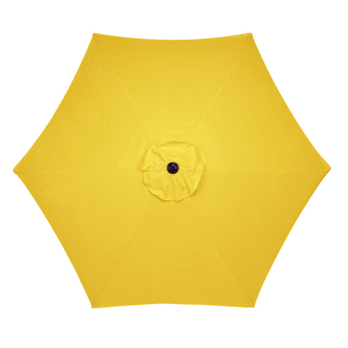 Umbrella 9 ft. Tiltable Yellow Market