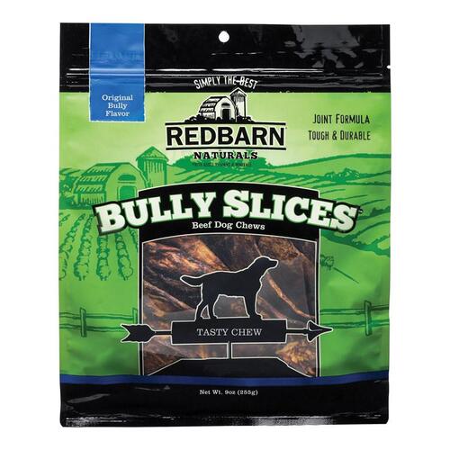 Redbarn 255001 Rawhide Chips Bully Slices All Size Dogs All Ages Beef Bully 3" L