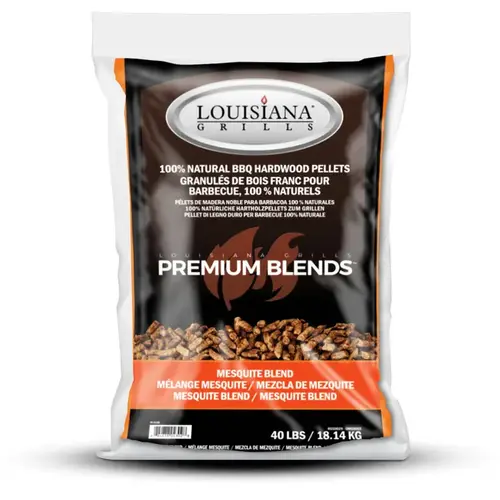 Louisiana Grills 55408 Wood Pellets All Natural Mesquite 40 lb