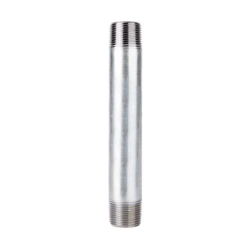 Nipple 3" MIP each T X 3" D MIP each Galvanized Steel 8" L Galvanized