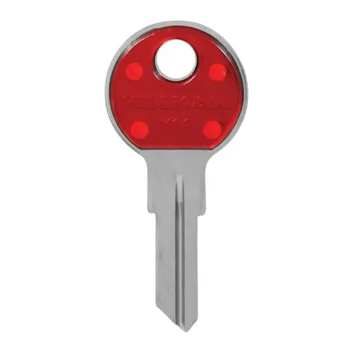 Key Blank ColorPlus Traditional Key House/Office Single Red/Silver