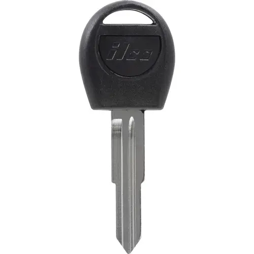 Key Blank Traditional Key Automotive Double For Daewoo Black/Silver - pack of 5