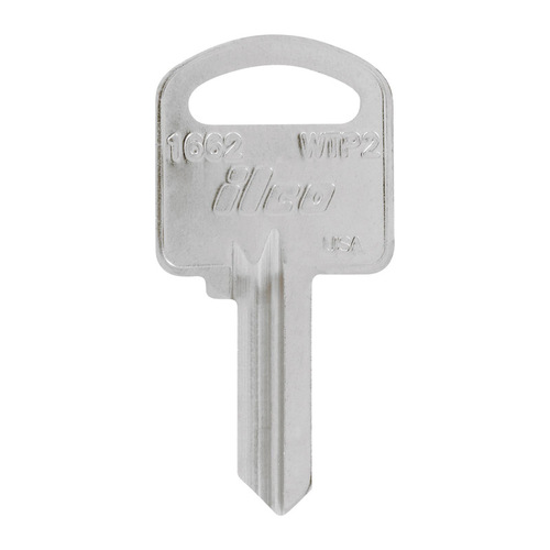 Key Blank Traditional Key House/Office 1662 TP2 Double For Yale Locks Silver