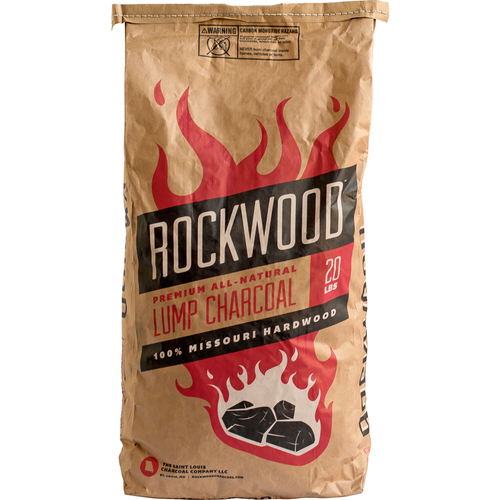 ROCKWOOD CHARCOAL RW20 CHARCOAL LUMP ROCKWOOD 20LB BG