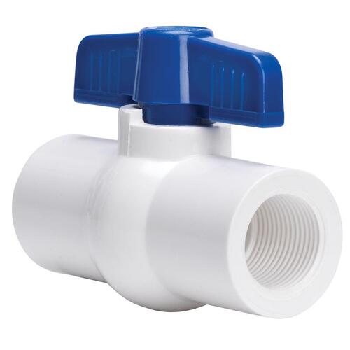 Homewerks VBVP40B3M Ball Valve 1/2" PVC FIP Full Port