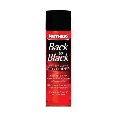 Mothers 06110 Trim and Plastic Restorer Back-to-Black 10 oz