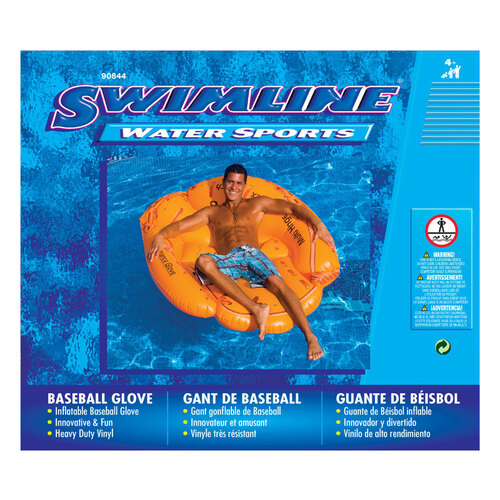 Swimline 90844 Giant 62 Inflatable Baseball Glove Swimming Pool