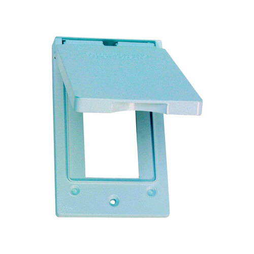Sigma Engineered Solutions 14248WH Vertical GFCI Cover Rectangle Metal 1 gang Wet Locations White