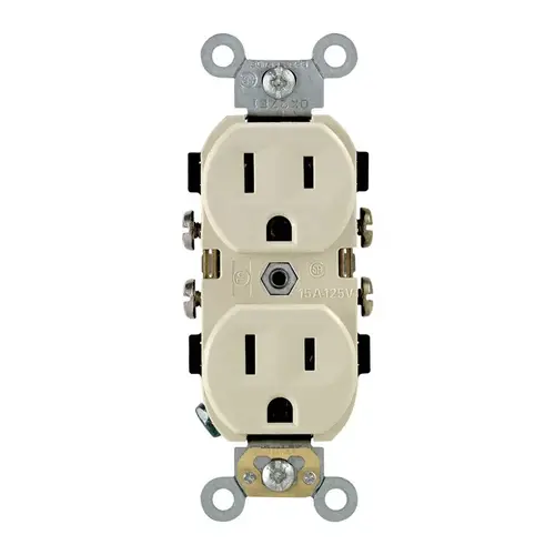 Outlet 15 amps 125 V Ivory 5-15R Ivory