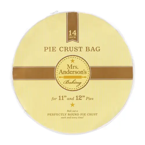 Pie Crust Bag Mrs. Anderson's Baking 14" L White White