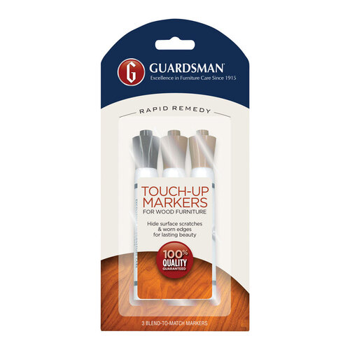 Guardsman 465000 Stain Marker Semi-Transparent Smooth Assorted Deep Base Latex 3 pk Assorted