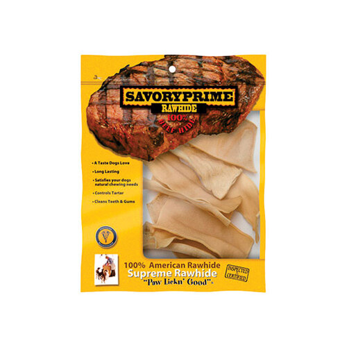 Savory Prime 90045 Rawhide Chips All Size Dogs Adult Beef