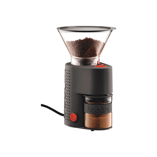 Bodum Bistro Electric Coffee Grinder with Plastic Catcher Black