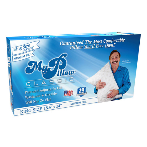 Pillow My As Seen On TV Medium Classic King Foam White